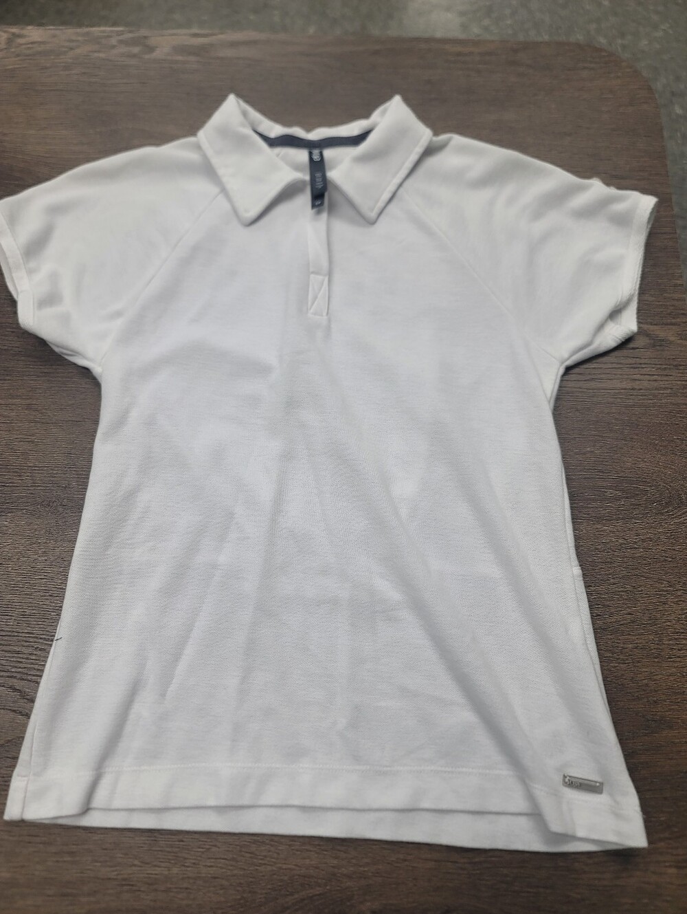 Uja Womens White Polo Small